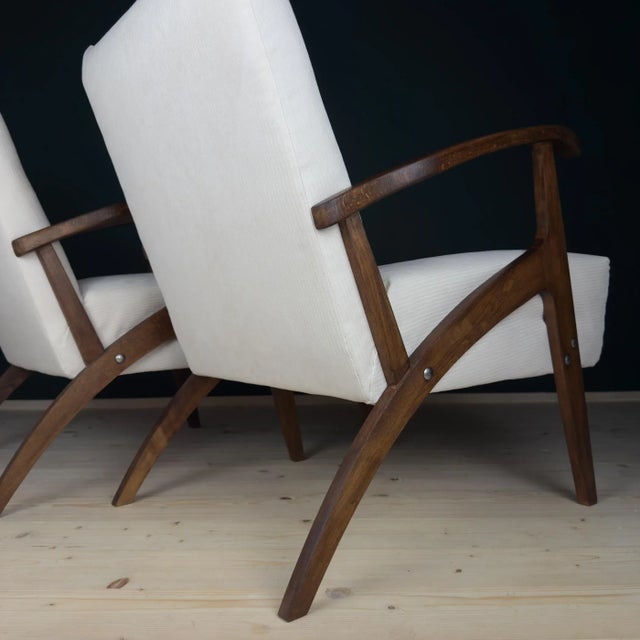 Mid-Century Armchairs, Yugoslavia, 1970s, Set of 2 For Sale - Image 4 of 18