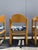 Brown Set of 4 1970s Attributed to Hank Lowenstein Padova Upholstered Arm Chairs For Sale - Image 8 of 9