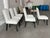 Transitional Sole Designs Allison Camelback Dining Side Chairs, Set of Six For Sale - Image 3 of 12
