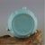 Chinese Vintage Chinese Sky Blue Porcelain Three Rams Zun Vase, Ru Style Ceramic Ritual Vessel For Sale - Image 3 of 5