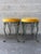 A Pair of Vintage Mid-Century Modern Wrought Iron Bench / Foot Stools. Circa 1960s For Sale - Image 9 of 18