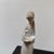 Nao for Lladró Girl in Apron Holding Duck Porcelain Figurine, Signed For Sale - Image 12 of 12