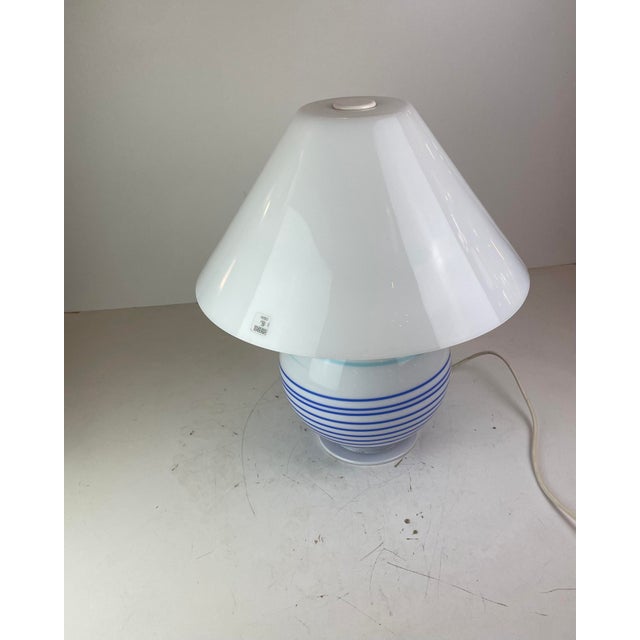 Coastal Murano Table Lamp by Antonangeli for Antonangeli Illuminazioni, Italy, 1980s For Sale - Image 6 of 12