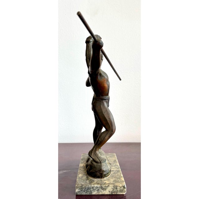 Vintage Grand Tour Bronze Gladiator Statue For Sale In West Palm - Image 6 of 8