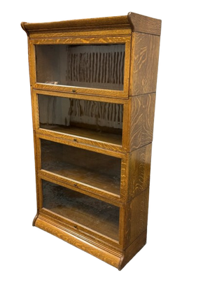 Oak Barrister Bookcase, Vintage