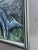 Wood Vintage Signed Roane Sgraffito Original Biomorphic Grazing Deer Painting Framed Canvas Abstract Expressionism For Sale - Image 7 of 10
