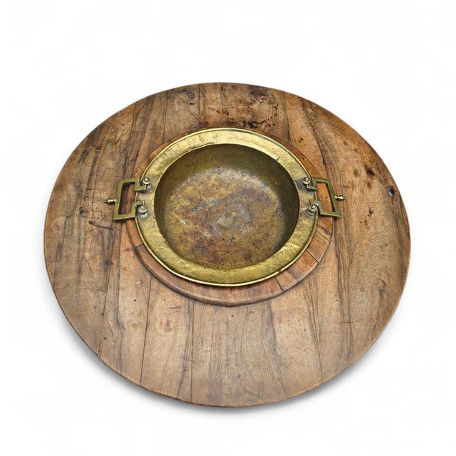 19th Century Spanish Brazier Coffee Table in Chestnut Wood For Sale - Image 3 of 14