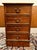 Wood Vintage English Chesterfield Chest of Drawers For Sale - Image 7 of 13