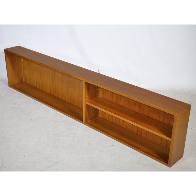 1960s Mid-Century Modern Teak Wall Shelf, 1960s For Sale - Image 5 of 10