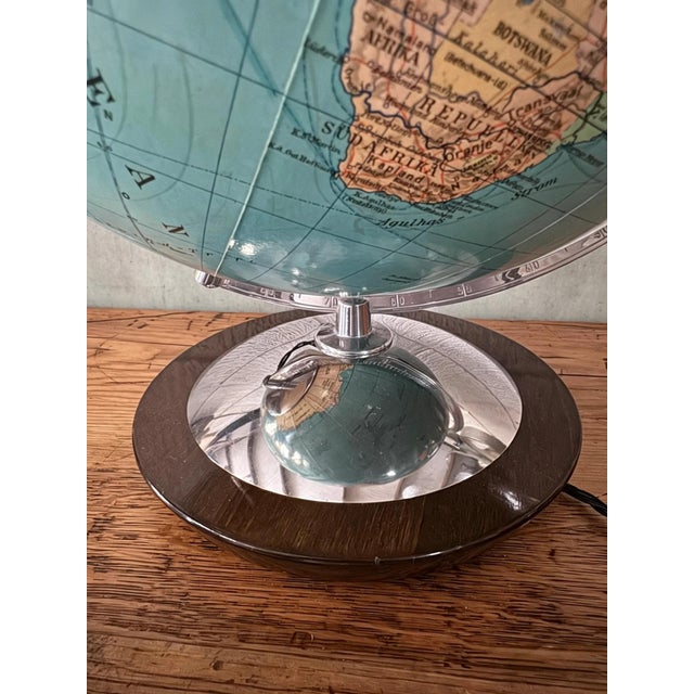 Vintage German Columbus Duo Glass Globe Lamp, 1960s For Sale - Image 10 of 11