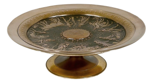 19th century Gilt Bronze Tazza Cup by F. Levillain, F. Barbedienne