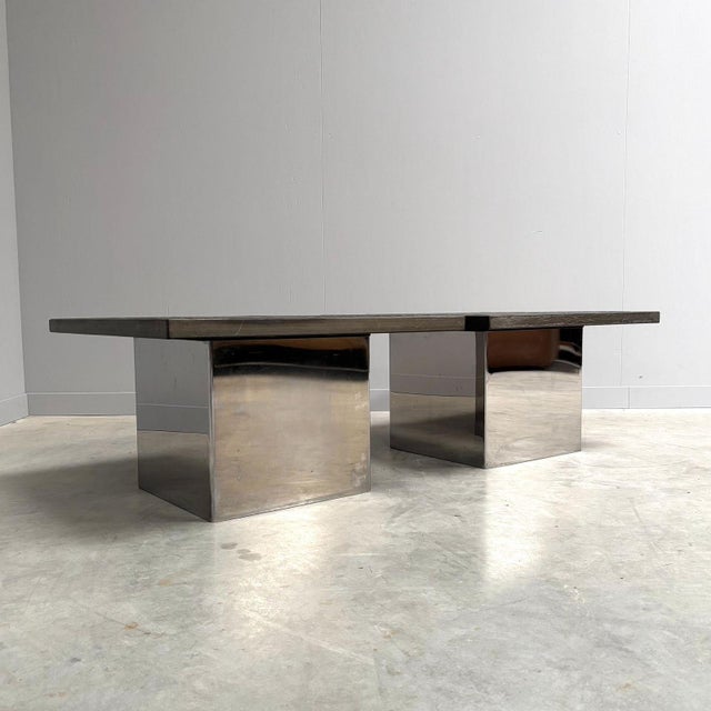 Brutalist Stone Coffee Tables by Peter Draenert, 1970s, Set of 2 For Sale - Image 13 of 17