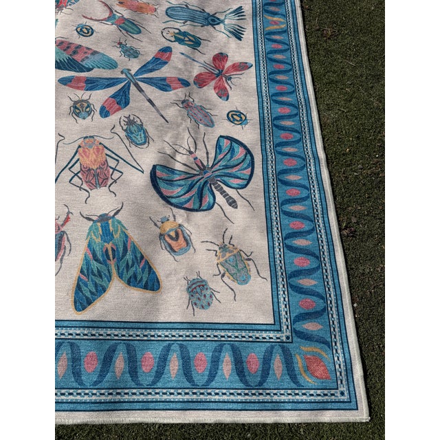Contemporary 6ft X 9ft Iris Apfel for Ruggable Fluttby Area Rug For Sale - Image 3 of 11