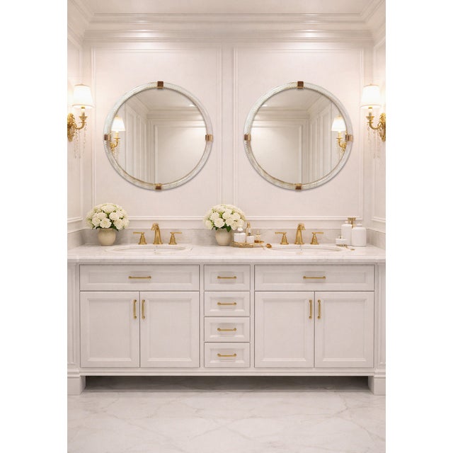 Torchon Ovale Murano Glass Mirror by Fratelli Tosi For Sale - Image 9 of 14