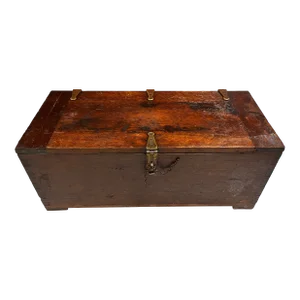 Antique Railroad Engineer’s Tool Chest With Bronze Mounts From Adams & Westlake Company Chicago