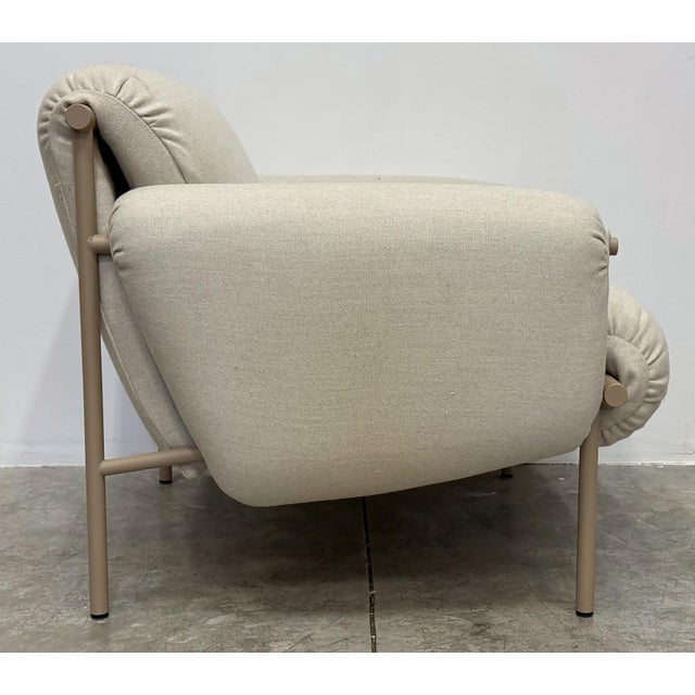 Vintage Ami Cashmere, Metal Lounge Chairs, Jonah Takagi, Hallgeir Homstvedt, Pair. For Sale - Image 4 of 11