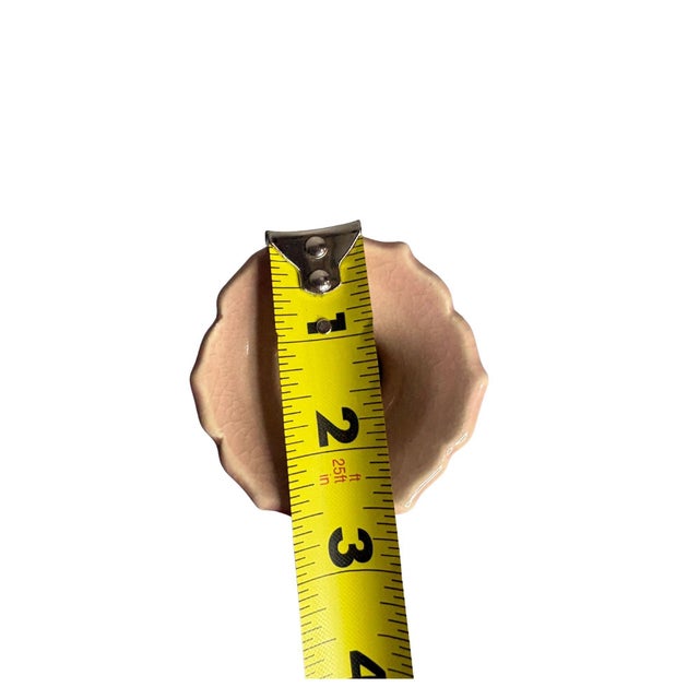 Vintage Hand-Painted Rose Motif Studio Pottery Vases — Set of 3, Signed Artist Mark Mj For Sale - Image 11 of 12