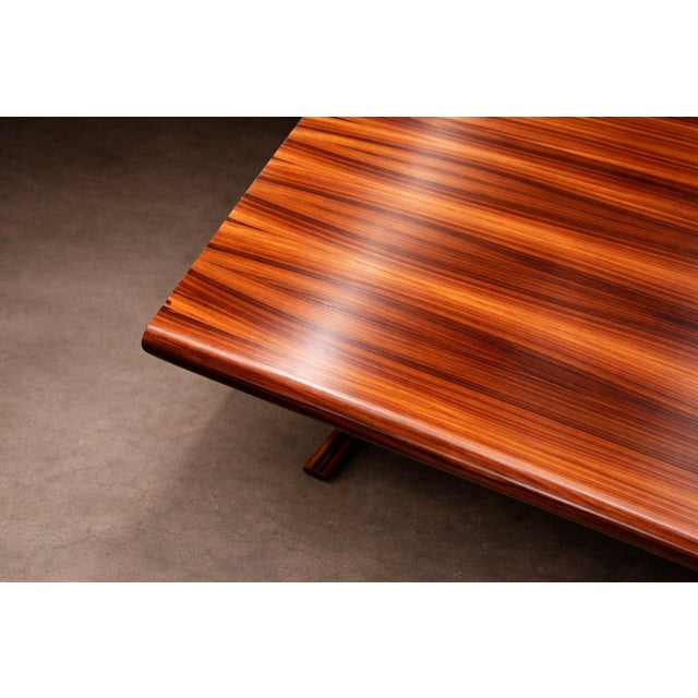 Dining Table in Caviúna Wood by Novo Rumo, Brazilian Modern, 1960s For Sale In New York - Image 6 of 14