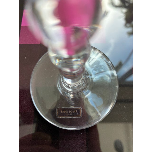 1990s Saint Louis Crystal Water Glass For Sale In Miami - Image 6 of 6