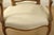 Wood Antique Rococo Oak Armchairs with Light Beige Upholstery, Sweden, 1850s, Set of 2 For Sale - Image 7 of 9