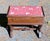 Antique Victorian Slipper Bench Solid Walnut Sewing Stool For Sale - Image 9 of 14
