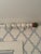 2 Vintage White Fluted Wood TMS Drapery Rods With Custom Painted Finials For Sale - Image 10 of 10