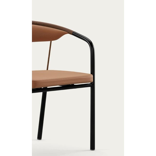 Black Chairman Chair in Walnut with Upholstery in Silt by Henrik Tengler for One Collection For Sale - Image 8 of 15