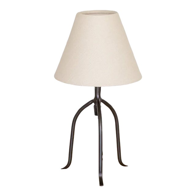 Contemporary Panoplie Petite Iron Tripod Lamp For Sale
