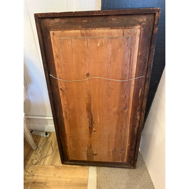 Wood Antique Mahogany & Gilded Mirror For Sale - Image 7 of 10