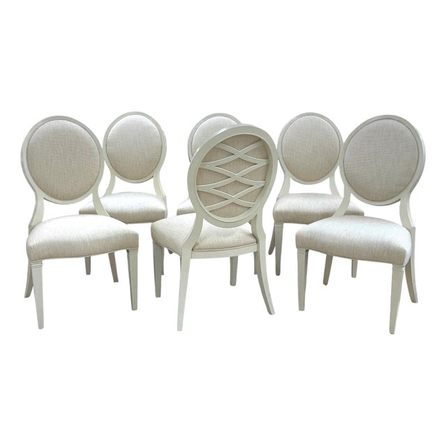 Caracole/Schnadig Taste-Full Dining Side Chairs, Set of 6 For Sale