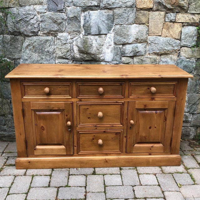 Rustic Solid Pine or Sideboard Chairish
