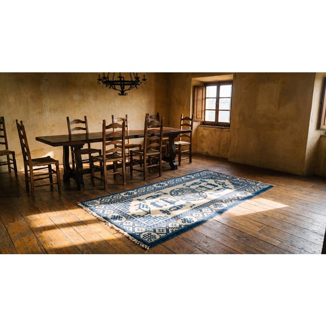 Beige Early 20th Century N. Chinese Baotou Carpet For Sale - Image 8 of 8