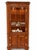Wood Henkel Harris Lighted Corner Cabinet Solid Wild Black Cherry For Sale - Image 7 of 8