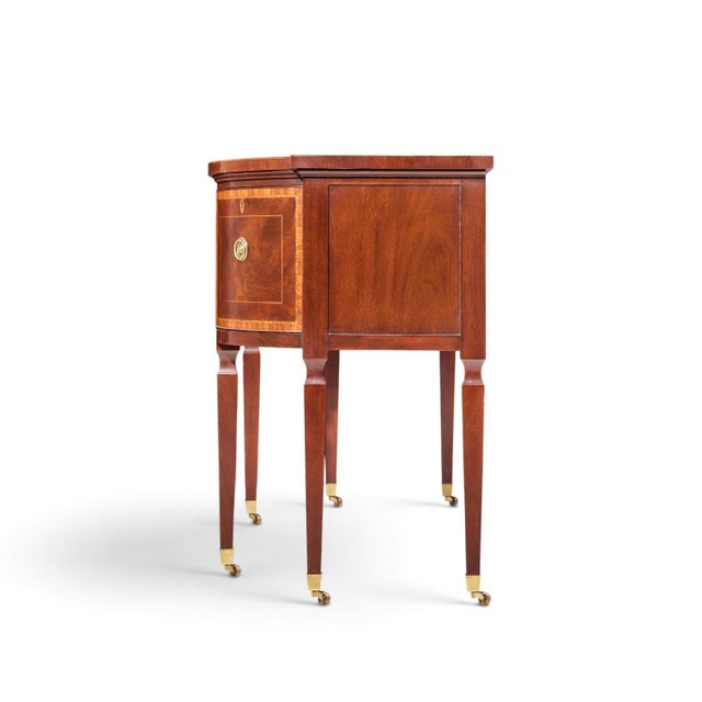 Late 20th Century Baker Furniture Historic Charleston Collection Mahogany Credenza For Sale - Image 5 of 9