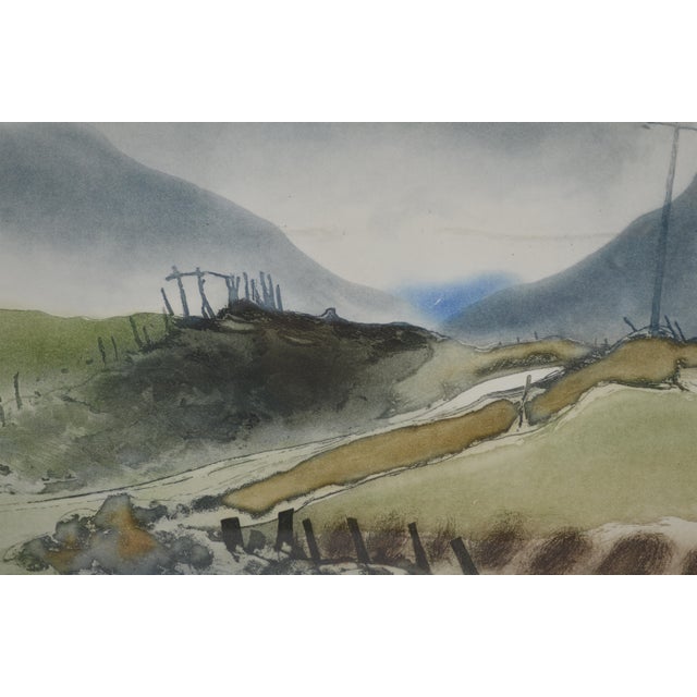 Modern Gordon Miles (Uk B. 1947) Original Etching W Aquatint Signed For Sale - Image 3 of 5