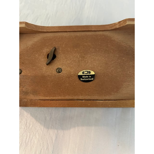 Vintage Reuge Romance Swiss Wood Keepsake Music Box For Sale In West Palm - Image 6 of 7