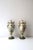 A beautiful and rare pair of French Sèvres porcelain bronze-mounted urns, Neoclassical/Rococo design period, circa 19th...