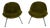 Egg Lounge Chairs by Fritz Neth for Correcta, 1950s, Set of 2 For Sale