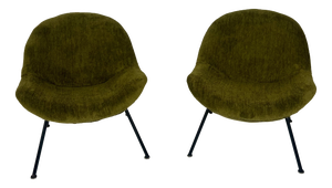 Egg Lounge Chairs by Fritz Neth for Correcta, 1950s, Set of 2
