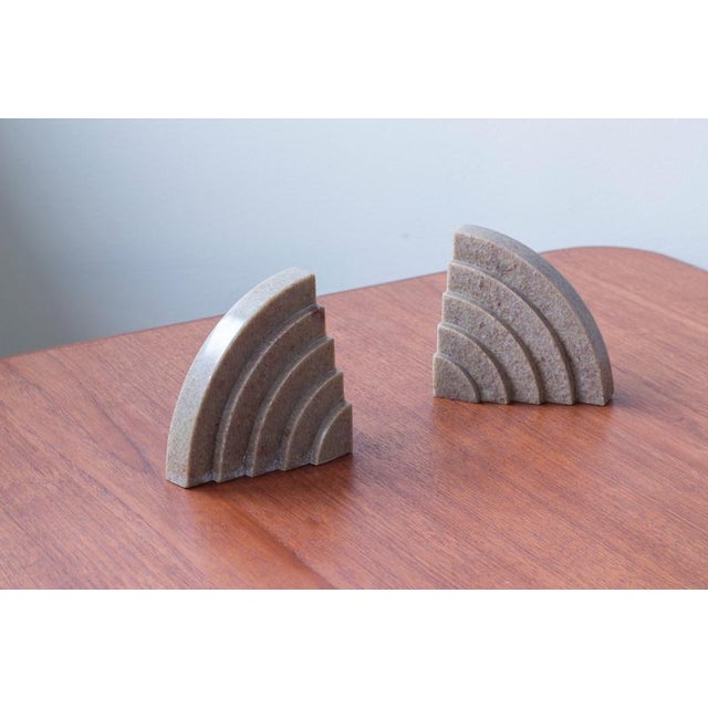 Art Deco Marble Bookends, 1920s, Set of 2 For Sale - Image 8 of 8