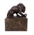 Art Deco Style Brown Patinated Bronze Animal Sculpture For Sale - Image 3 of 8