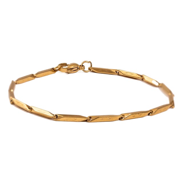 Golden Strength Men’s Chain Bracelet For Sale