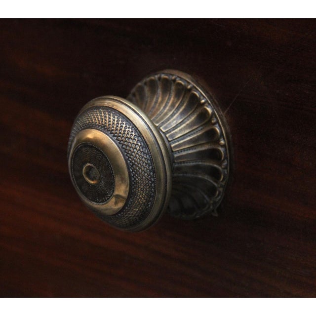 Brown Antique Mahogany Bowfront Chest, 1830 For Sale - Image 8 of 14