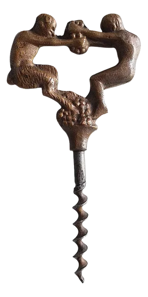 Bronze Corkscrew Kay Bojesen for Einar Dragsted, 1920s