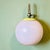 1960s Mid-Century Modern Portuguese Pink Glass Table Lamp or Wall Sconce, 1960s For Sale - Image 5 of 13