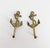 Mid 20th Century Mid 20th Century Vintage Nautical Anchor & Rope Wall Hooks, a Pair For Sale - Image 5 of 5