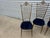 Chiavari 1960s Set of 4 Italian Brass Chiavari Chairs For Sale - Image 4 of 11