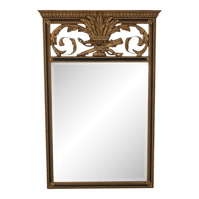 Friedman Brothers Large Gold Frame Regency Mirror For Sale