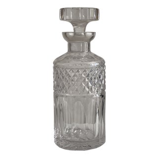 Vintage Crystal Whisky Decanter from Baccarat, 1970s For Sale