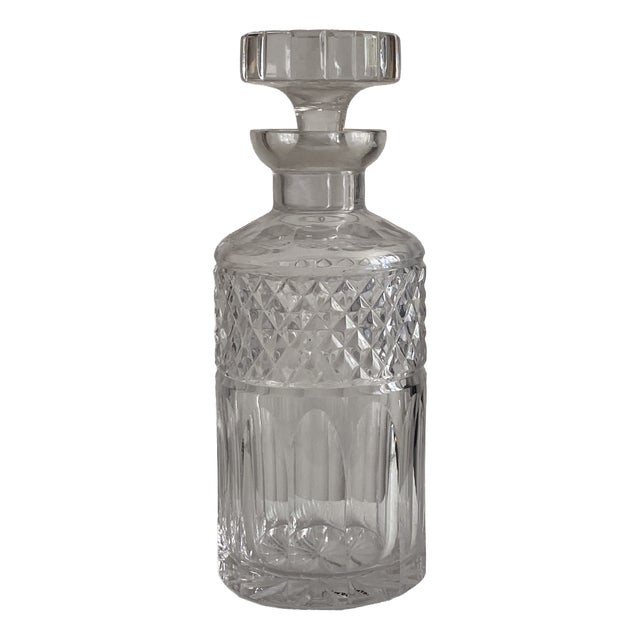 Vintage Crystal Whisky Decanter from Baccarat, 1970s For Sale